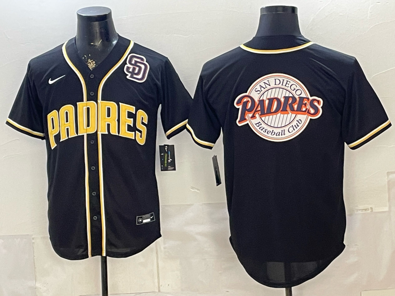 Men San Diego Padres blank Nike black MLB Jersey 0522001->san diego padres->MLB Jersey